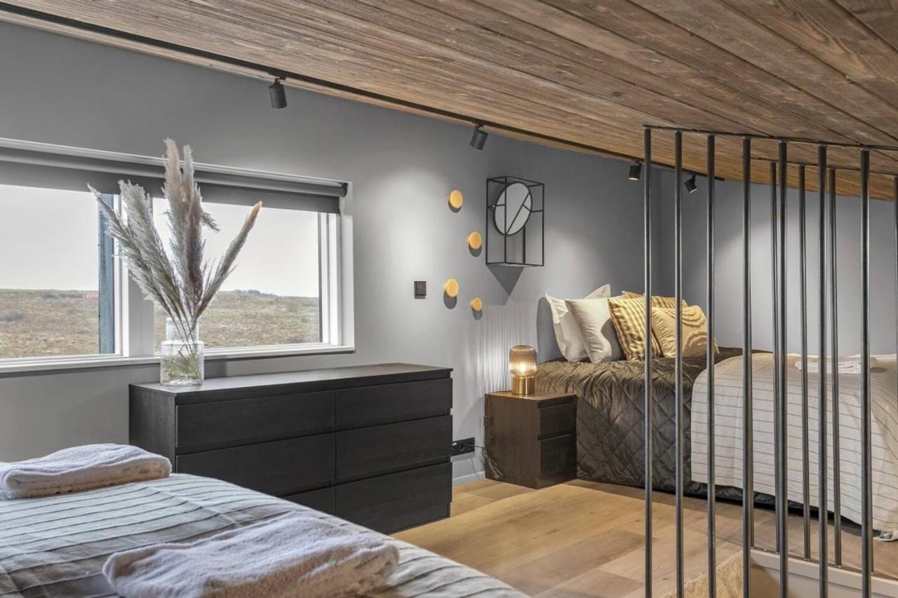 Luxury Log Home With A Hot Tub Selfoss Ngoại thất bức ảnh