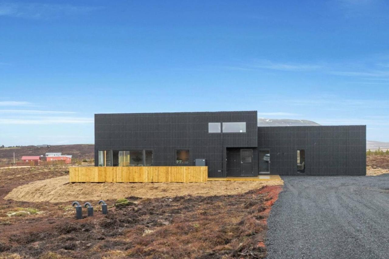 Luxury Log Home With A Hot Tub Selfoss Ngoại thất bức ảnh