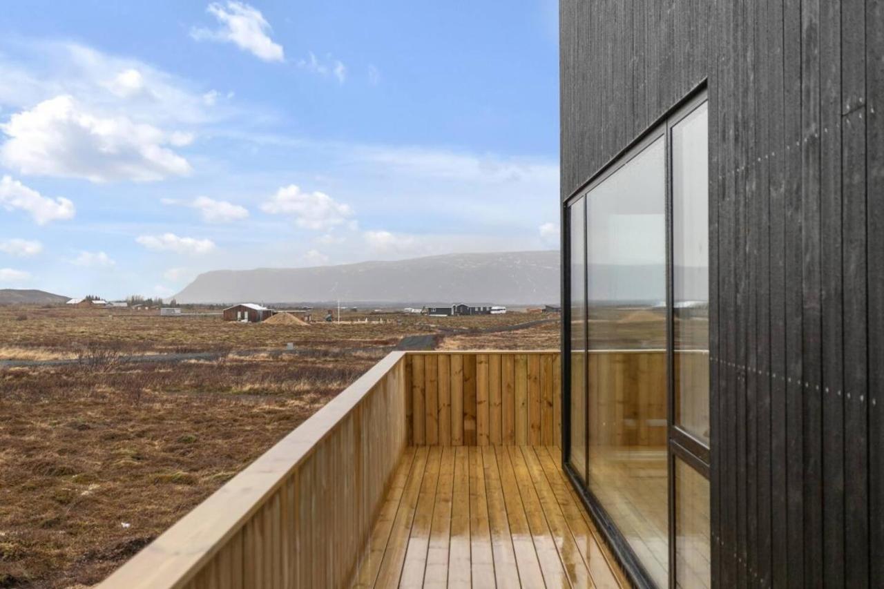 Luxury Log Home With A Hot Tub Selfoss Ngoại thất bức ảnh