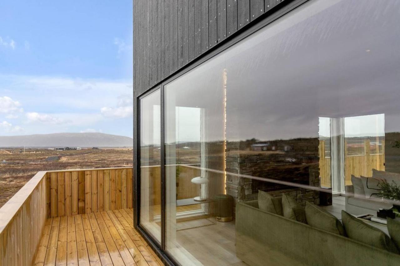Luxury Log Home With A Hot Tub Selfoss Ngoại thất bức ảnh