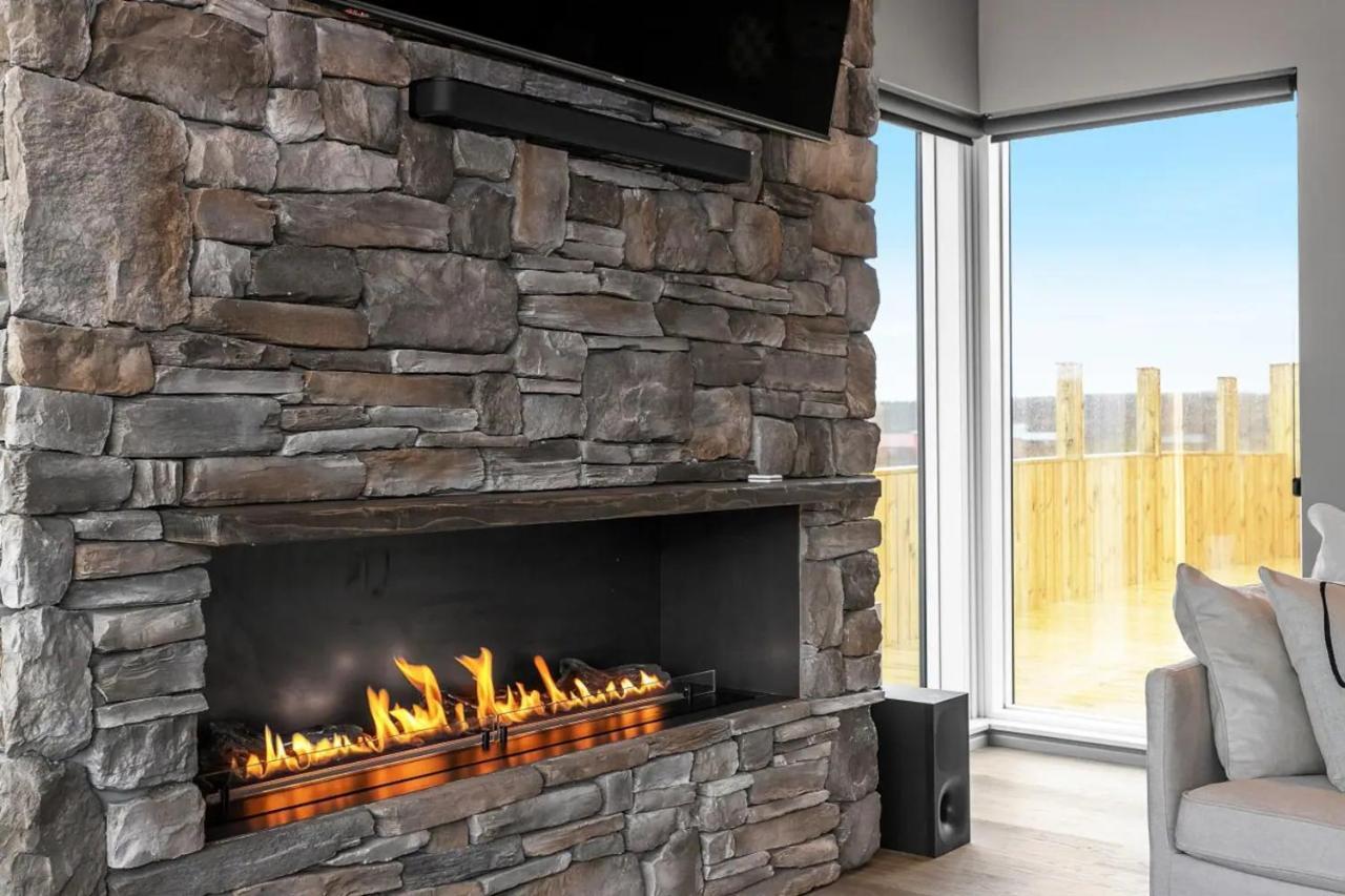 Luxury Log Home With A Hot Tub Selfoss Ngoại thất bức ảnh