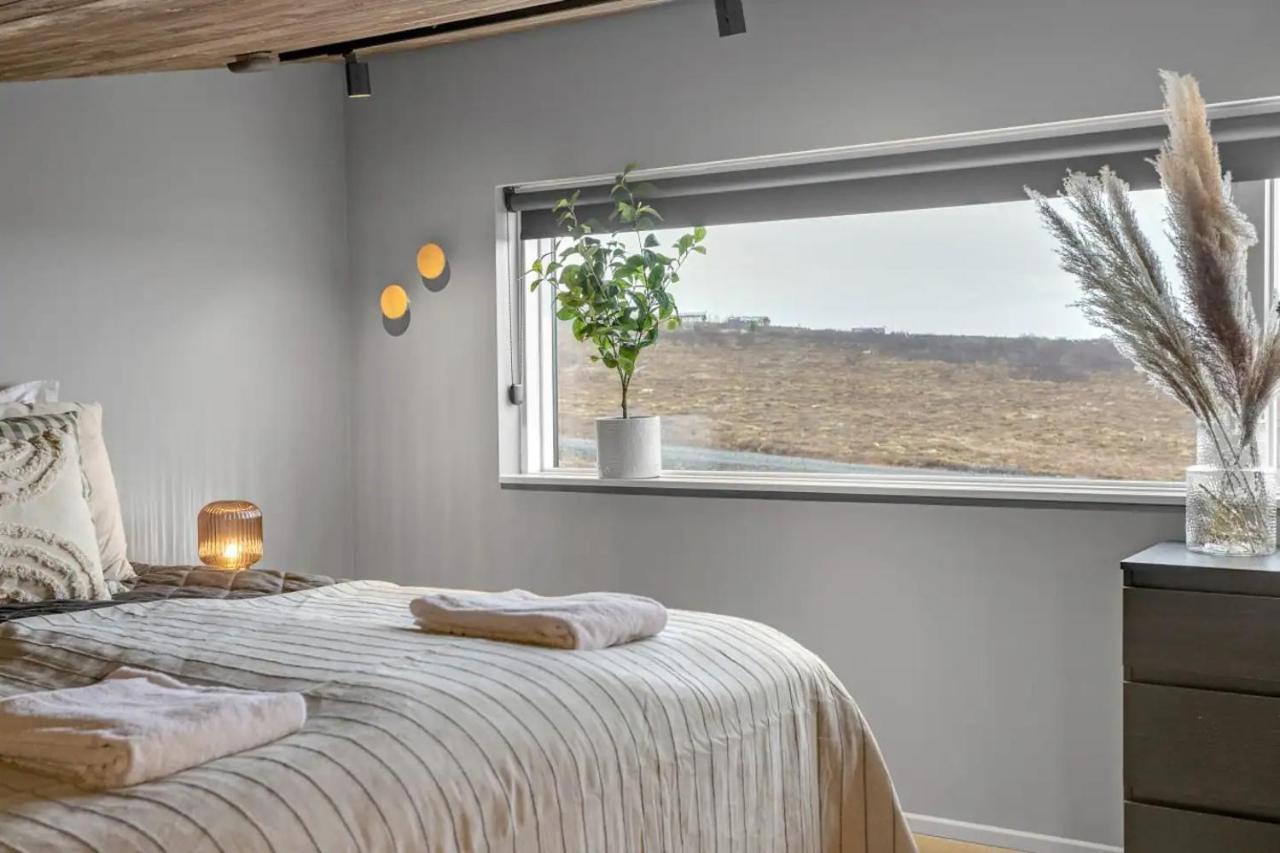 Luxury Log Home With A Hot Tub Selfoss Ngoại thất bức ảnh